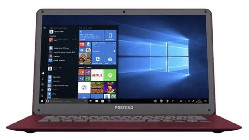 Notebook Positivo Motion C432A Intel Celeron N4000 14" 4GB eMMC 32 GB Windows 10