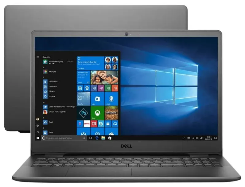 Notebook Dell Inspiron 3000 i15-3501-A20P Intel Core i3 1005G1 15,6" 4GB SSD 128 GB Windows 10