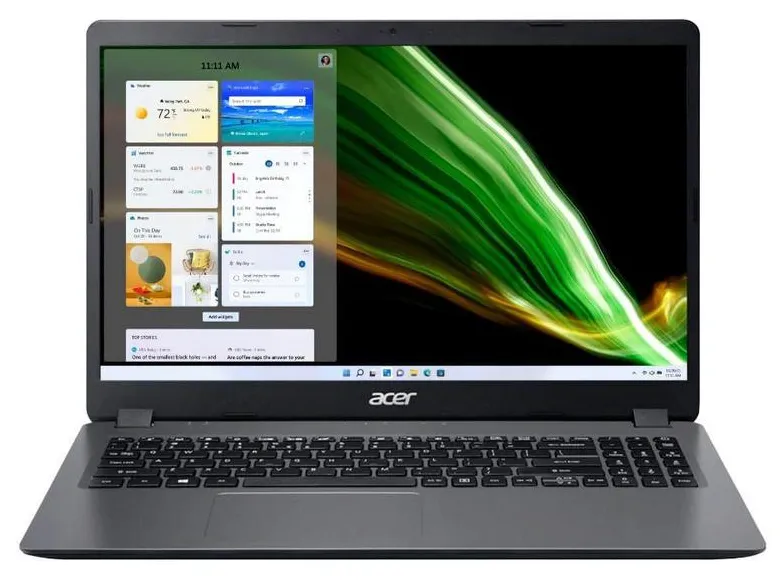 Notebook Acer Aspire 3 A315-56-36DB Intel Core i3 1005G1 15,6" 8GB HD 1 TB Windows 11