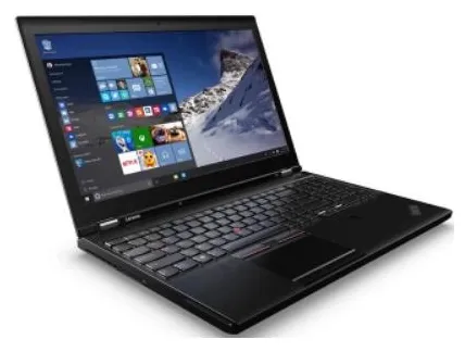 Notebook Lenovo ThinkPad P50 Intel Xeon E3 1535M v5 15,6" 16GB SSD 256 GB Windows 10 NVIDIA Quadro M2000M