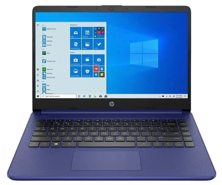 Notebook HP 14-dq0005dx Intel Celeron N4020 14" 4GB eMMC 64 GB Windows 10