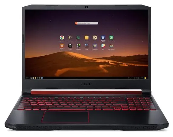 Notebook Gamer Acer Aspire Nitro 5 AN515-54-574Q Intel Core i5 9300H 15,6" 8GB SSD 512 GB Endless OS GeForce GTX 1650