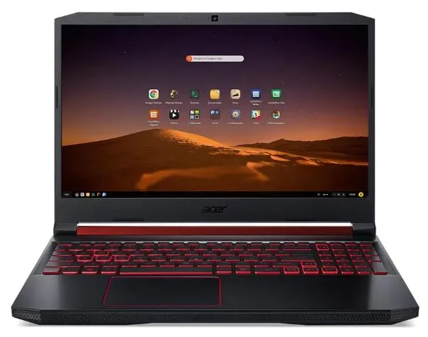 Notebook Gamer Acer Aspire Nitro 5 AN515-54-58CL Intel Core i5 9300H 15,6" 8GB HD 1 TB SSD 128 GB Linux GeForce GTX 1650