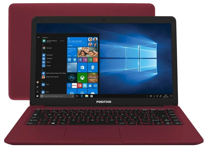 Notebook Positivo Motion C41TB Intel Celeron N3350 14" 4GB HD 1 TB Windows 10