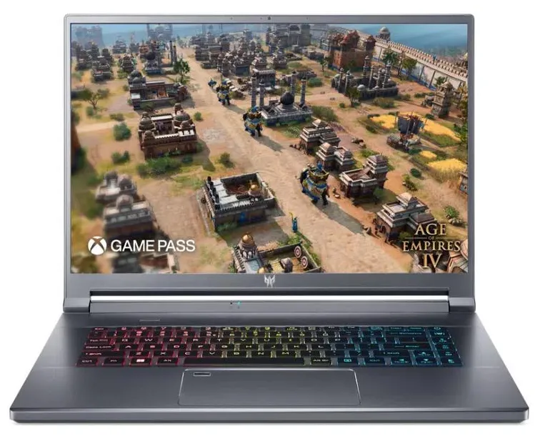 Notebook Gamer Acer Predator Triton 500 PT516-52S-7509 Intel Core i7 12700H 16" 32GB SSD 1 TB Windows 11 GeForce RTX 3080 TI Leitor Biométrico