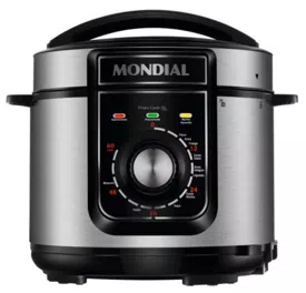 Panela de Pressão Elétrica 5 Litros - Mondial Pratic Cook 5 L Premium I PE48