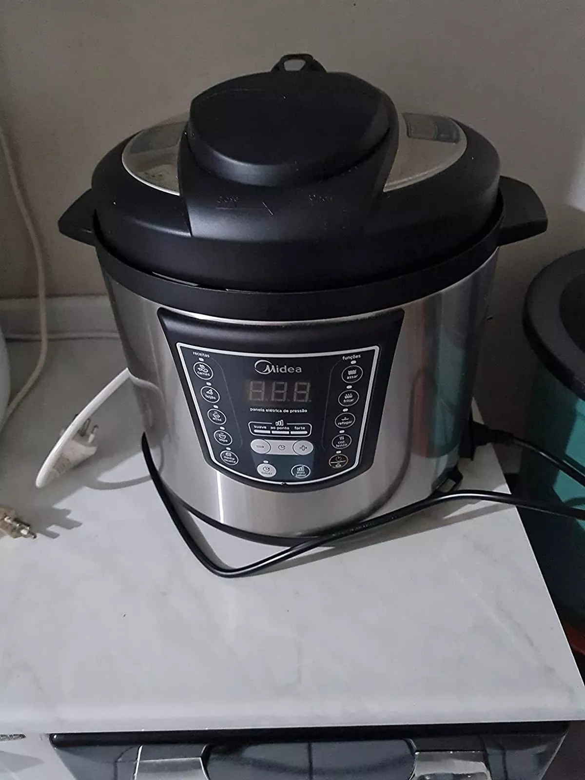 Avaliação de Panela de Pressão Elétrica Midea Inox 6L PPA72