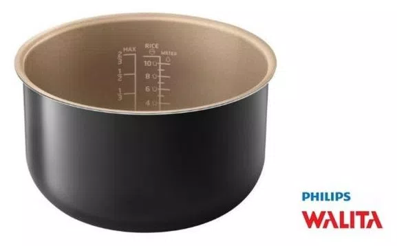 Panela Interna Philips Walita Para Panela De Pressão Elétrica Ri3103, Ri3105 E Ri3136