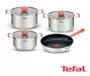 Conjunto de Panelas Aço Inox 4 peça(s) Tefal Opti's pace 2100123467