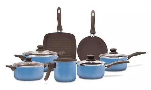 Conjunto de Panelas Brinox Alumínio Cerâmica 7 peça(s) Ceramic Life 2.0