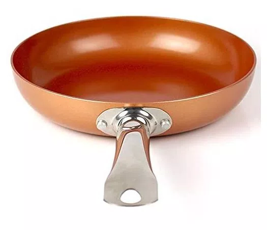 Frigideira Antiaderente 24 cm Cerâmica e Cobre/Titânio - MaxChef