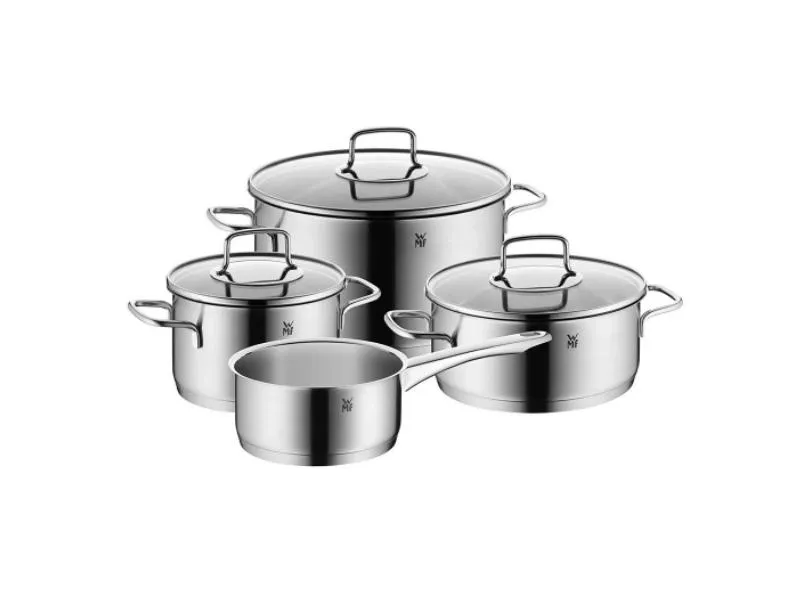 Conjunto de Panelas WMF Aço Inox 4 peça(s) Merano Antiaderente