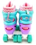 Patins Roller Infantil Unitoys 30-33 Violeta Com Kit Proteção