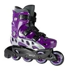 Patins Inline Recreação Traxart Spectro Roxo - Abec-5 - 39