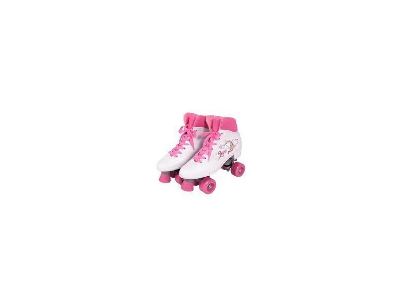 Patins Unicornio  Roller 4 Rodas Quad Love Bel Fix