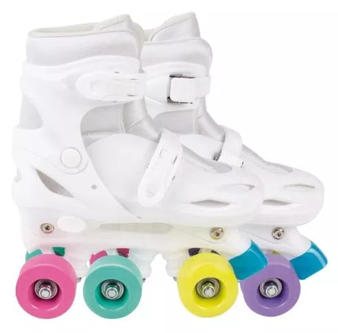 Patins  Modelo Colors Regulavel do 34 Ao 37 com Rodas Coloridas