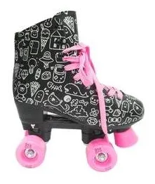 Patins Roller Estilo New  N. 34 Dm Toys