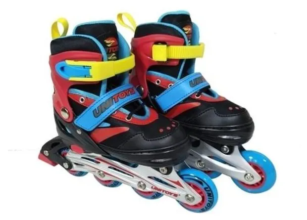 Patins Unitoys Infantil  Inline Ajustável 33 ao 37 - 1372