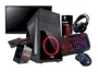 Pc Completo Gamer Imperiums + Monitor + Kit Gamer Para Jogos