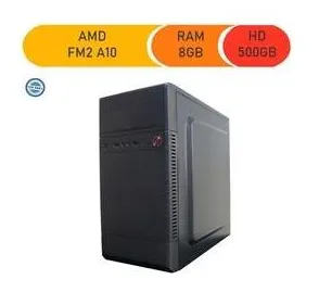 Computador Corporate Processador Amd Fm2 A10 8gb de Ram Hd 500gb Windows 10 Dvdrw