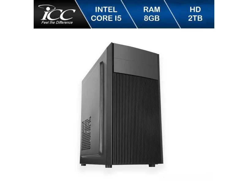 Computador Desktop ICC IV2583DW Intel Core I5 3.20 ghz 8GB HD 2TB DVDRW HDMI FULL HD WINDOWS 10