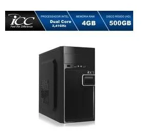 Computador Desktop ICC IV1841S Intel Dual Core 2.41ghz 4GB HD 500GB USB 3.0 HDMI FULL HD