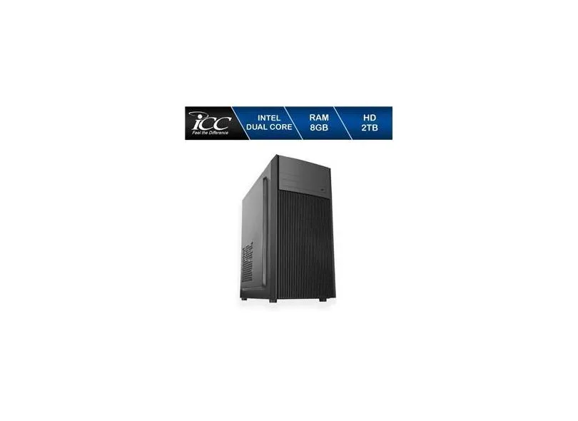 Computador Desktop ICC IV1883D Intel Dual Core 2.41ghz 8GB HD 2TB DVDRW  USB 3.0 HDMI FULL HD