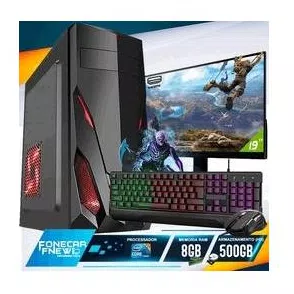 Pc Gamer Completo i5 8gb HD 500 Placa De Video Monitor Wifi