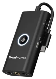Placa De Som - Sound Blaster G3 - Portátil Usb-C Para Ps4, Switch, Pc E Mac -70Sb183000000