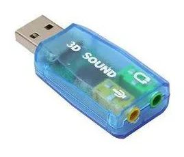 Adaptador Externo De Som Virtual 5.1 USB Placa De Som Play 3