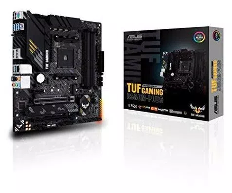 Placa Mãe Asus TUF GAMING B550M-PLUS AMD AM4 DDR4 ATX