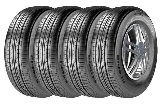 Kit 4 Pneus para Carro Bridgestone Ecopia EP150 Aro 15 185/65 88H