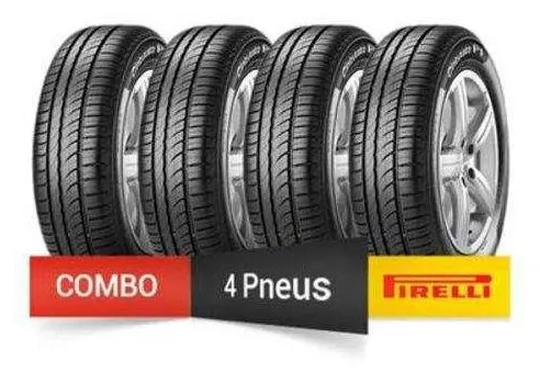 Kit 4 Pneus para Carro Pirelli Cinturato P1 Aro 14 175/70 84T