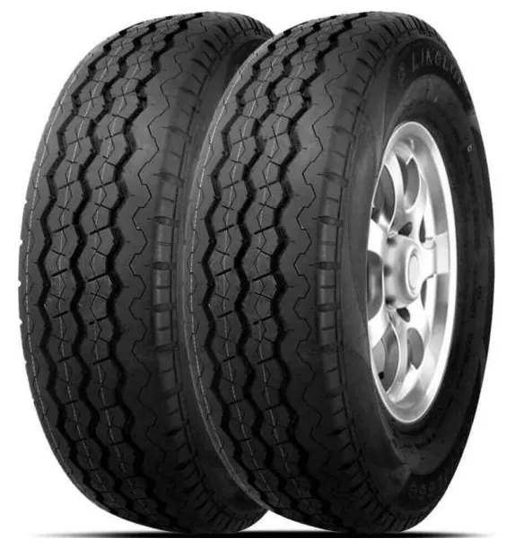 Kit 2 Pneus para Carro Linglong Tyre Radial 666 Aro 14 205/75 109/107R