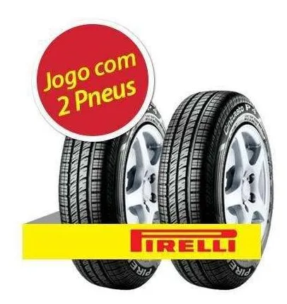 Kit 2 Pneus para Carro Pirelli Cinturato P4 Aro 15 175/65 84T