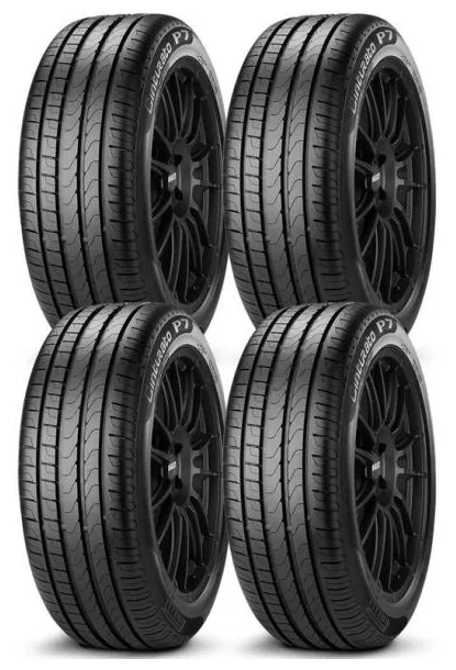 Kit 4 Pneus para Carro Pirelli Cinturato P7 Aro 17 215/50 91V