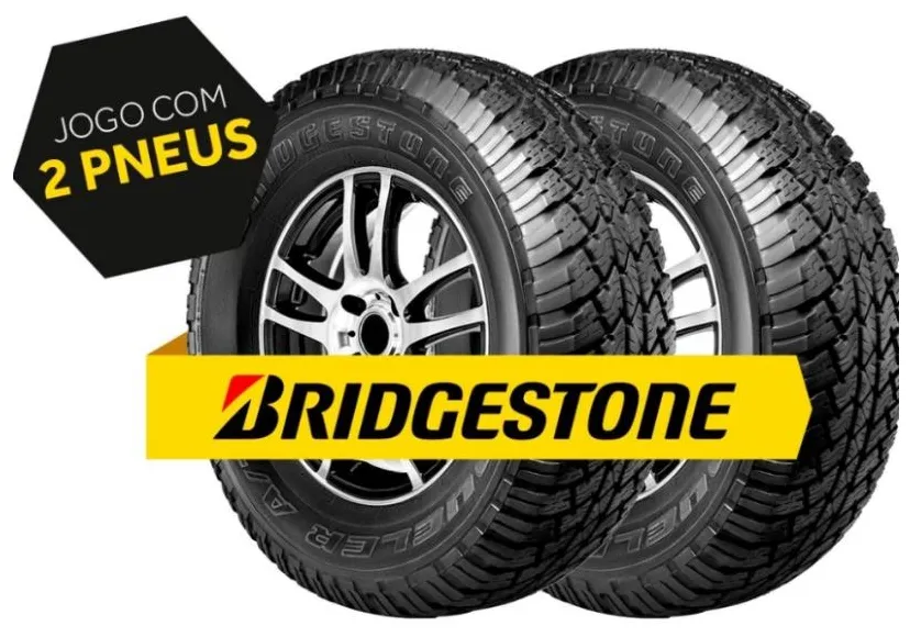 Kit 2 Pneus para Carro Bridgestone DUELER A/T 693 Aro 15 205/70 96T