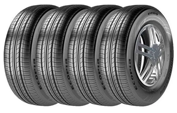 Kit 4 Pneus para Carro Bridgestone Ecopia EP150 Aro 15 195/60 88V