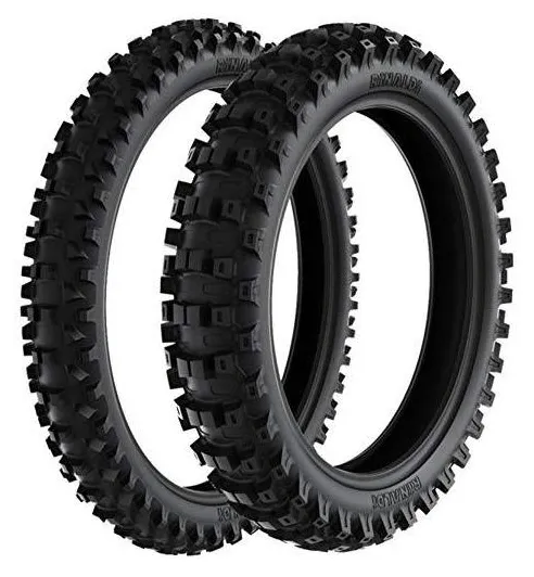 Par Pneu Cross Trilha Off-Road 80/100-21 + 110/90-19 Race Star Rs47 Rinaldi