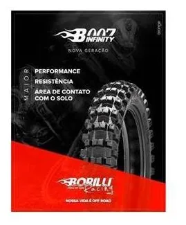 Pneu Borilli B007 Infinity 100/100-18 Exc Soft Traseiro