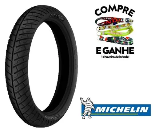 Pneu Traseiro Kasinski Seta 125/150 100-80-18(mais Largo) City Pro Michelin 59p Tl(sem Câmara)