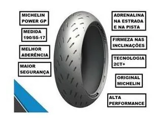 Pneu Michelin Traseiro 190/55-17 Power Gp Ducati