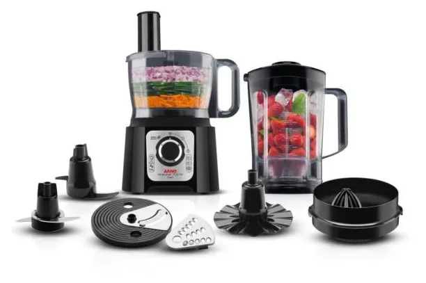 Processador de Alimentos com Liquidificador Arno Multichef 7 em 1 700 W