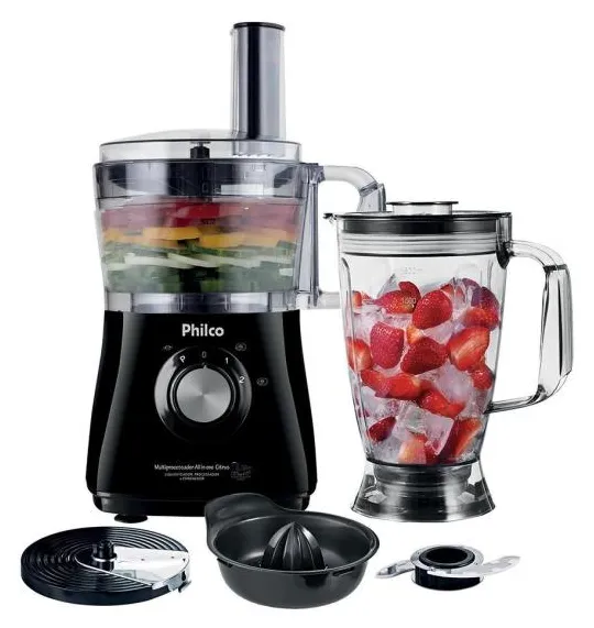 Multiprocessador Philco All In One 2 Citrus 800W 2 Velocidades 