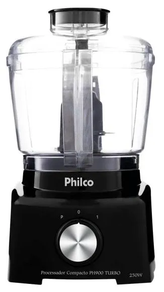 Processador De Alimentos Philco Ph900, 1 Vel + Pulsar, 250W,  - 