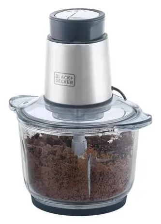 Mini Processador Black E Decker Gourmand Vidro  - Mp300G