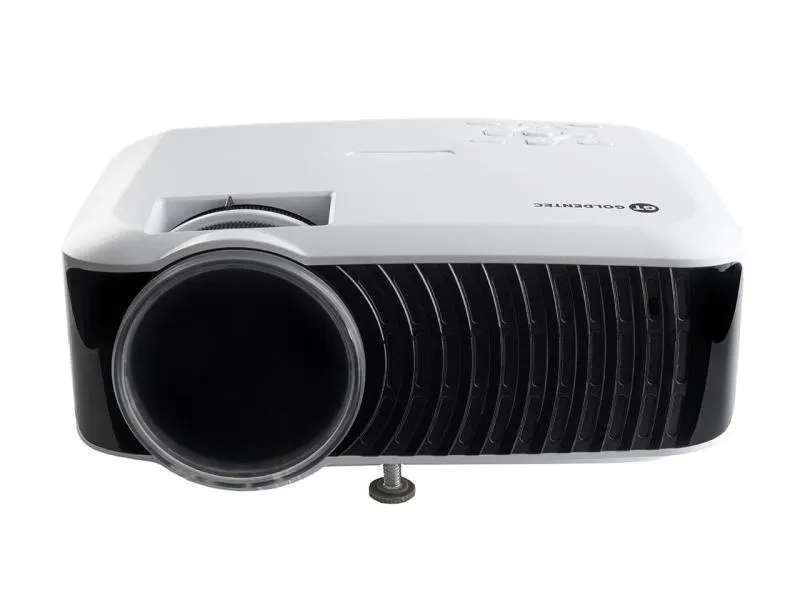 Projetor Goldentec GT2000 HD 2000 Lumens com HDMI, AV, VGA, USB e SD Card