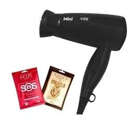 Secador Dobravel Mini+kit Viagem Lizz Professional Classic