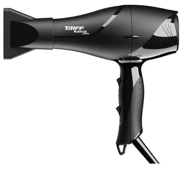 Secador de Cabelo Taiff TAIFF BLACK ION Profissional Potência 2200 Watts