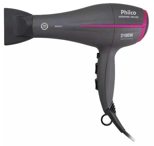 Secador de Cabelo Philco Advance PSC14 Profissional Potência 2100 Watts